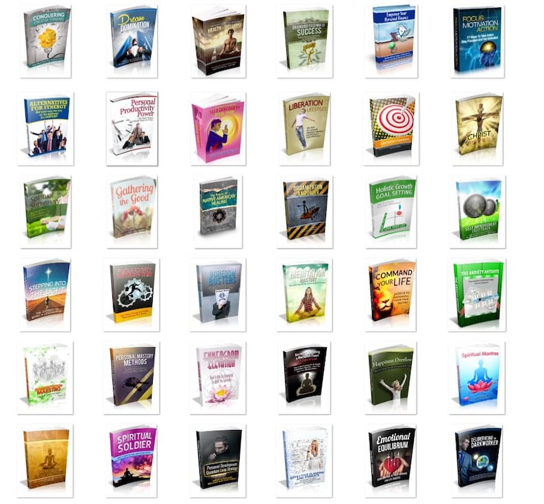 100 Personal & Spiritual eBooks | MRR Bundle