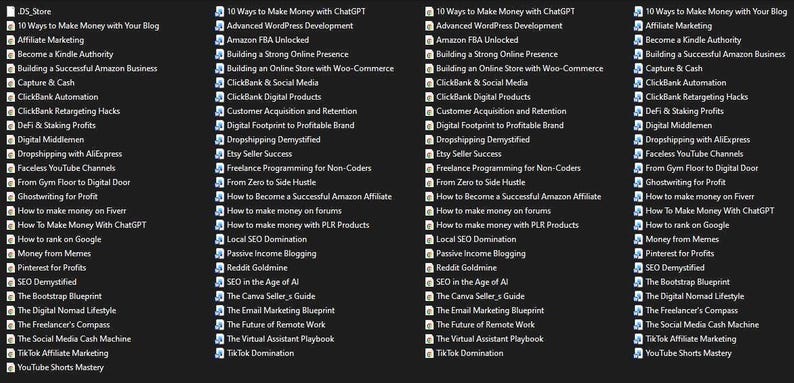 50 PLR Make Money Online Bundle | PDF Download